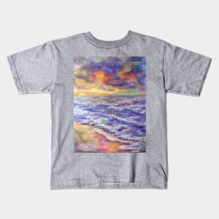 Beautiful colourful coastal landscape Kids T-Shirt